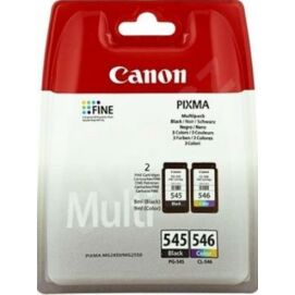 Canon® PG-545/CL-546 eredeti (fekete+színes) tintapatron multipakk, ~180/180 oldal(pg545cl546)
