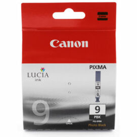 Canon® PGI-9PBK eredeti fekete fotó fekete tintapatron, ~150 oldal (pgi9)