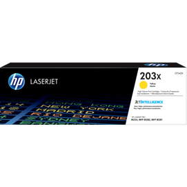 HP CF542X (Nr.203X) eredeti sárga toner, ~2500 oldal