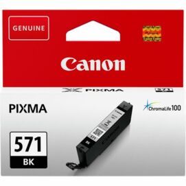 Canon® CLI-571BK eredeti fekete tintapatron, ~376 oldal  (cli571 vékony fekete)
