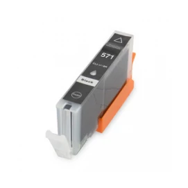 Canon -hoz, ™ CLI-571XL BK (fekete) CHIPES utángyártott tintapatron (~810 oldal, 13ml)