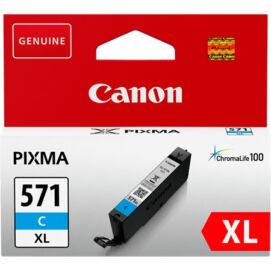 Canon® CLI-571C XL eredeti cián tintapatron, ~715 oldal (cli571xl)