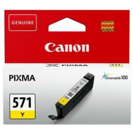 Canon® CLI-571Y eredeti sárga tintapatron, ~347 oldal (cli571)
