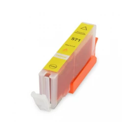 Canon -hoz, ™ CLI-571XL Y (sárga) CHIPES utángyártott tintapatron (~715 oldal, 13ml)