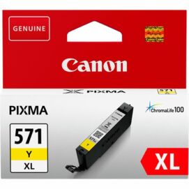 Canon® CLI-571Y XL eredeti sárga tintapatron, ~715 oldal (cli571)