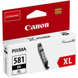Canon CLI-581BK XL eredeti fekete tintapatron, ~2280 oldal* (vékony fekete)