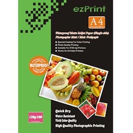 Fotópapír, ezPrint A4, matt, 100g, 100ív/csomag (tintasugaras)