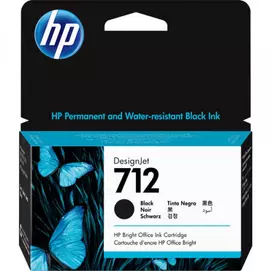 HP 3ED70A Patron fekete 38ml No.712 (Eredeti)
