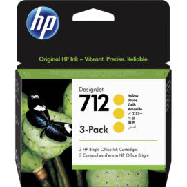 HP 3ED79A Patron 3Pack Yellow 29ml No.712 (Eredeti)