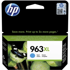 HP 3JA27AE Tintapatron cián 1.600 oldal kapacitás No.963XL