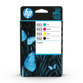 HP Nr.932/933 (6ZC71AE) eredeti (fekete-cián-magenta-sárga) tintapatron multipakk,  ~ 1390  oldal