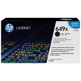 HP CE260X eredeti fekete toner, ≈17000 oldal (No.649X)