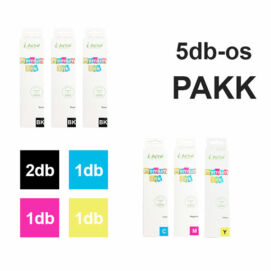 5db-os EPSON -hoz T664x ™utángyártott tinta PAKK (T672x)(5*70ml) T6641+T6642+T6643+T6644