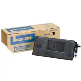 Kyocera TK-3160 eredeti fekete toner, ~12500 oldal ► Legális! ◄
