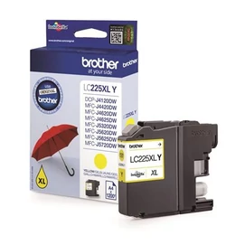 Brother LC225XLY Tintapatron Yellow 11,8 ml 1.200 oldal kapacitás