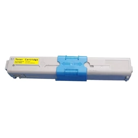 OKI -hoz C310/C530/MC361 UTÁNGYÁRTOTT sárga toner, ~2000 oldal