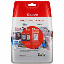 Canon® PG-545XL/CL-546XL eredeti (fekete+színes) tintapatron multipakk+50db fotópapír, ~400/300 oldal