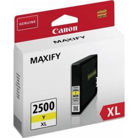Canon® PGI-2500Y XL eredeti sárga tintapatron, ~1500 oldal (pgi2500xl)