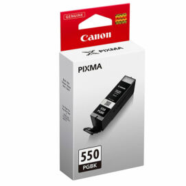 Canon® PGI-550PGBK eredeti fekete tintapatron, ~300 oldal (pgi550 vastag fekete)