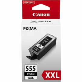 Canon® PGI-555PGBK XXL eredeti fekete tintapatron, ~1000 oldal (pgi555xl)