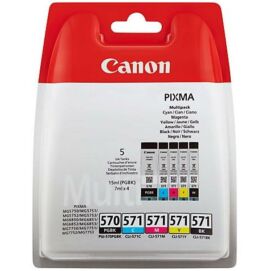 Canon® PGI-570/CLI-571 eredeti 5db-os tintapatron multipakk, ~1674 oldal*