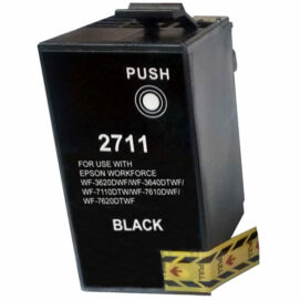 Epson -hoz T2711 (Nr.27XL) fekete utángyártott tintapatron, ~1100 oldal
