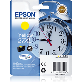 Epson T2714 (Nr. 27XL) sárga eredeti tintapatron (≈1100oldal)