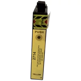 Utángyártott EPSON T2714 Tintapatron Yellow ECOPIXEL