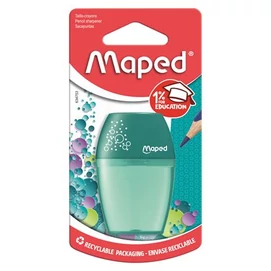 Hegyező, egylyukú, tartályos, MAPED &quot;Shaker&quot;, vegyes színek (szín nem választható)