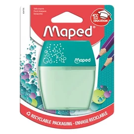 Hegyező, kétlyukú, tartályos, MAPED &quot;Shaker&quot;, vegyes színek (szín nem választható)
