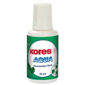 Hibajavító folyadék, vízbázisú, 20 ml, KORES &quot;Aqua&quot;