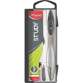 Körző készlet, 5 darabos, MAPED &quot;Study SY160&quot;, vegyes színek (szín nem választható)