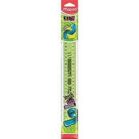 Vonalzó, műanyag, törhetetlen, 30 cm, MAPED &quot;Twist`n Flex&quot;