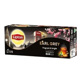 Fekete tea, 25x1,5 g, LIPTON &quot;Earl grey&quot;