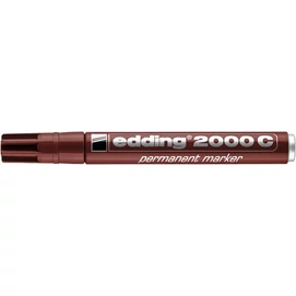Alkoholos marker, 1,5-3 mm, kúpos, EDDING &quot;2000&quot;, barna