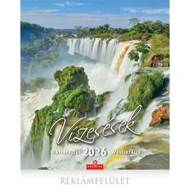 Naptár, fali, CSG &quot;Vízesések&quot;
