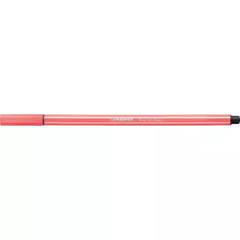 Rostirón, 1 mm, STABILO "Pen 68", neon piros