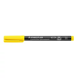 Alkoholos marker, OHP, 1 mm, STAEDTLER &quot;Lumocolor® 317 M&quot;, sárga
