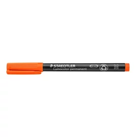Alkoholos marker, OHP, 1 mm, STAEDTLER "Lumocolor® 317 M", narancssárga