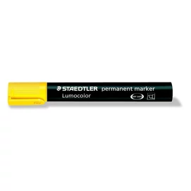 Alkoholos marker, 2-5 mm, vágott, STAEDTLER &quot;Lumocolor® 350&quot;, sárga