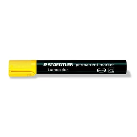 Alkoholos marker, 2 mm, kúpos, STAEDTLER &quot;Lumocolor® 352&quot;, sárga