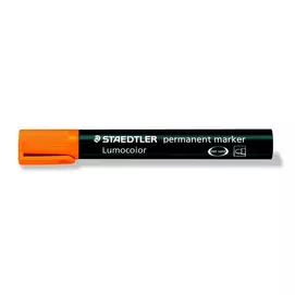 Alkoholos marker, 2 mm, kúpos, STAEDTLER "Lumocolor® 352", narancssárga