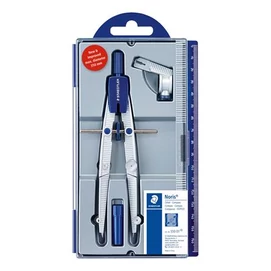 Körző készlet, precíziós, 3 darabos, STAEDTLER &quot;Noris 550 01/02&quot;