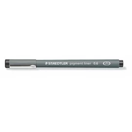 Tusfilc, 0,6 mm, STAEDTLER &quot;Pigment Liner 308&quot;, fekete