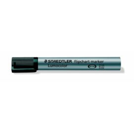 Flipchart marker, 2 mm, kúpos, STAEDTLER "Lumocolor 356", fekete