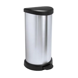 Pedálos szemetes, fémhatású, 40 l, CURVER