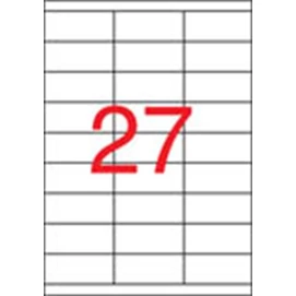 Etikett, univerzális, 70x30 mm, APLI, 2700 etikett/csomag