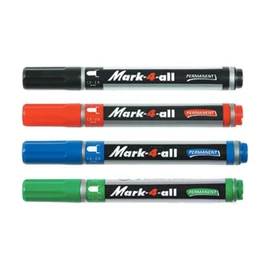 Alkoholos marker, 1,5-2,5 mm, kúpos, STABILO &quot;Mark-4-all&quot;, zöld