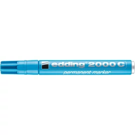 Alkoholos marker, 1,5-3 mm, kúpos, EDDING "2000", világoskék