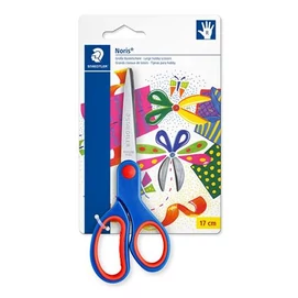 Olló, hobbi, 17 cm, STAEDTLER &quot;Noris 965&quot;, kék